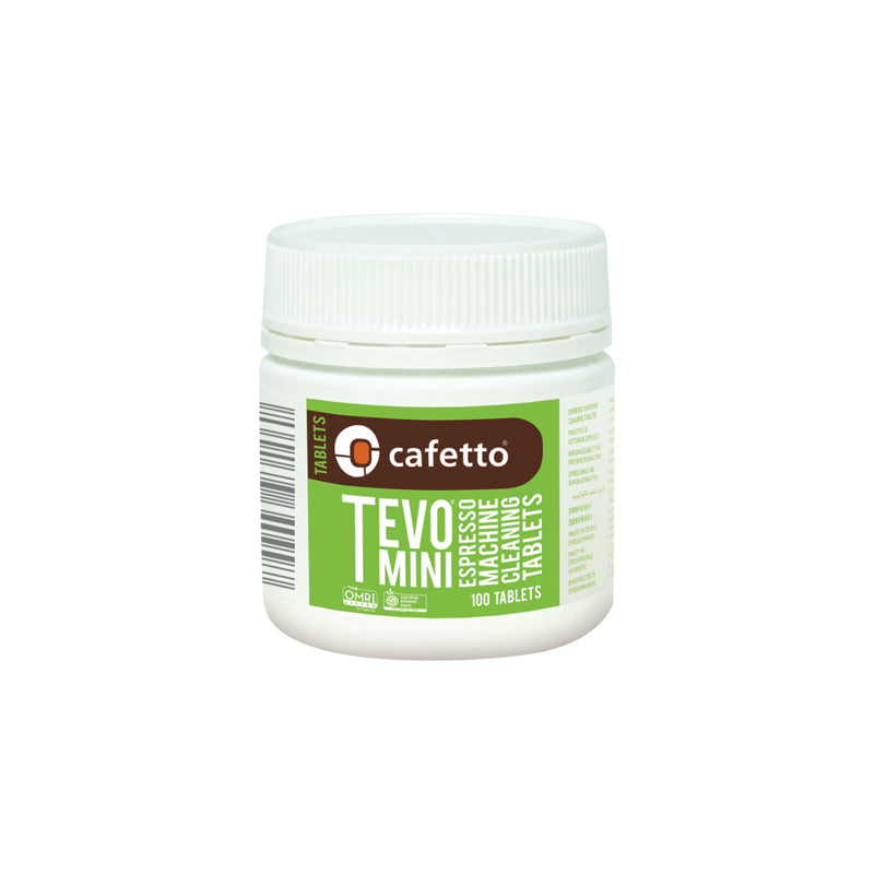 CAFETTO TEVO - 100 mini tablettes de nettoyage pour machine à café automatique - Sans phosphates, normes NSF