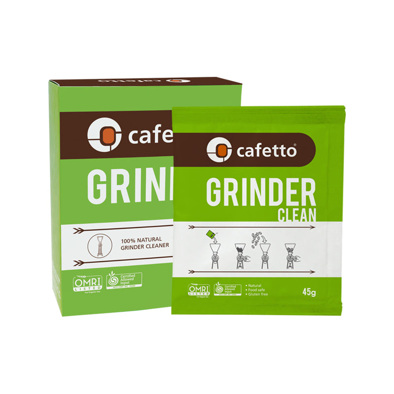 Cafetto, Grinder Clean, 3 sachets de 45g - Produit de Nettoyage Moulin à Café - Livraison au Luxembourg