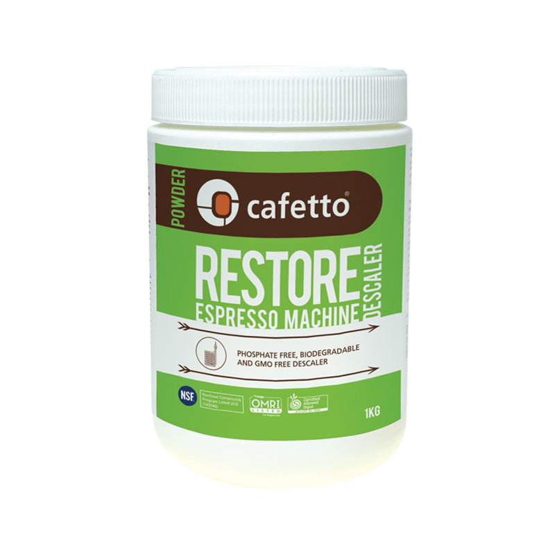 CAFETTO Restore Descaler, 1kg box – Lëtz Coffee Torréfaction